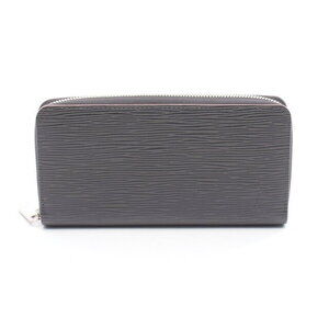 Louis Vuitton Zippy Wallet Epi Etain Round Long Gray Pink
